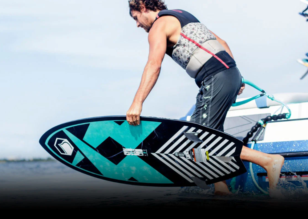 Liquid Force Syncro Wakesurf 2026 Black Aqua 53"
