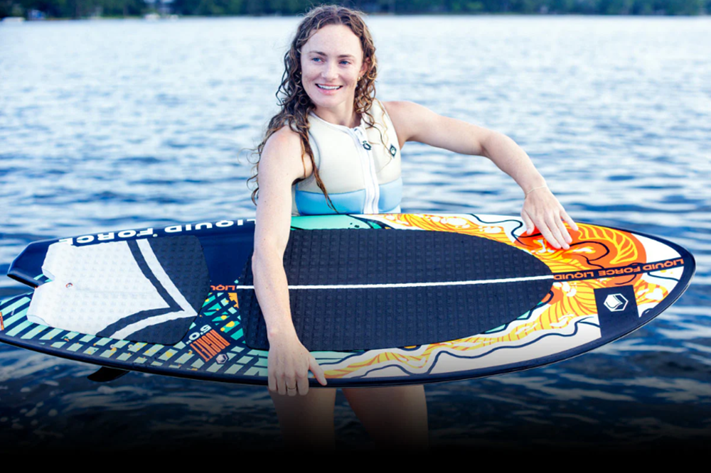 Liquid Force Rocket Wakesurf 2026 Orange Aqua 5'4"