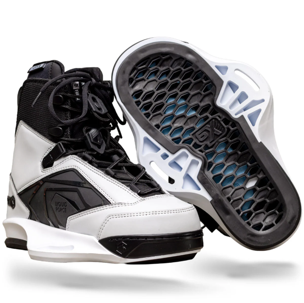 Liquid Force Terra 6x Bindings 2026 White Black 8-9
