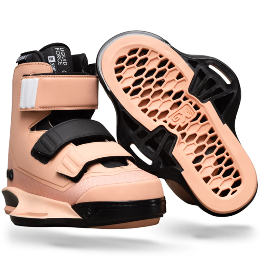 Liquid Force Hook Bindings Womens 2026 Coral 5-7