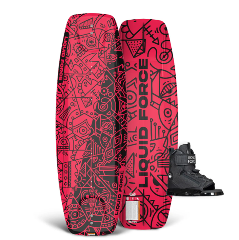 Liquid Force Origin Rant Combo Youth 2026 Pink Black 125 sz 4-6