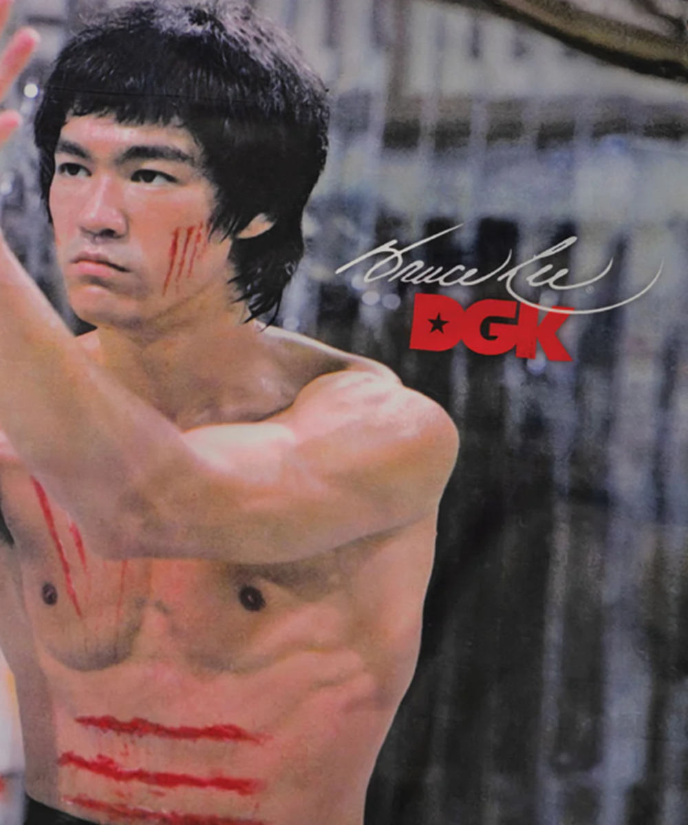DGK x Bruce Lee Tshirt Charcoal Medium