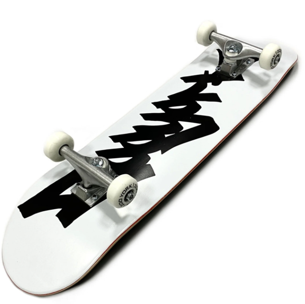 Zoo York OG 95 CJ Skateboard Complete White Black 8