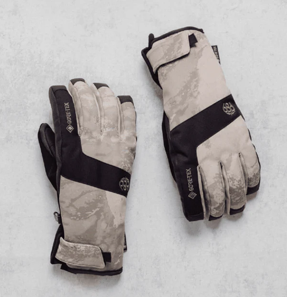 686 Linear UnderCuff Glove Gore Mens Lime Hemisphere Print