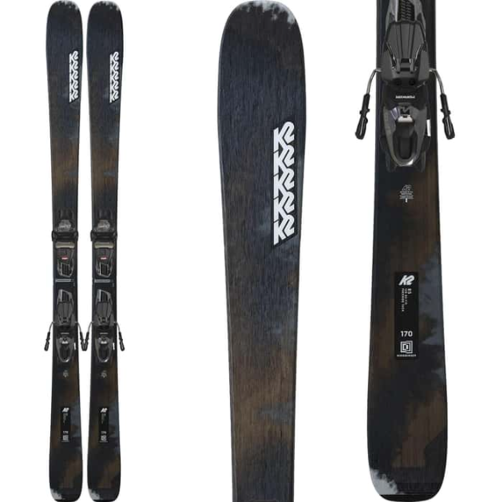 K2 Mindbender 85 Quikclick Mens Ski Combo 2026 Black 177 with Marker M3 11 Bindings