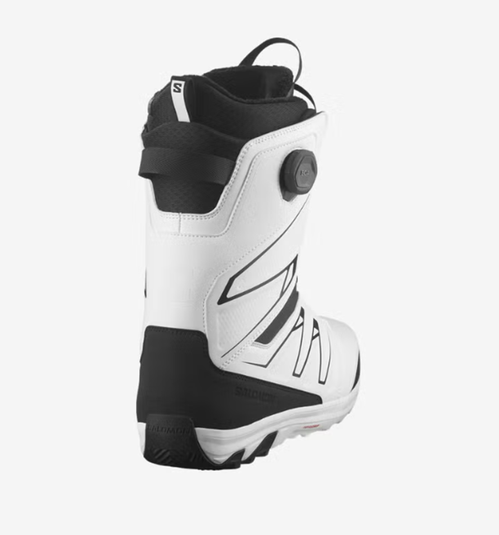 Salomon Launch BOA SJ Snowboard Boots 2026 Black White 11.5