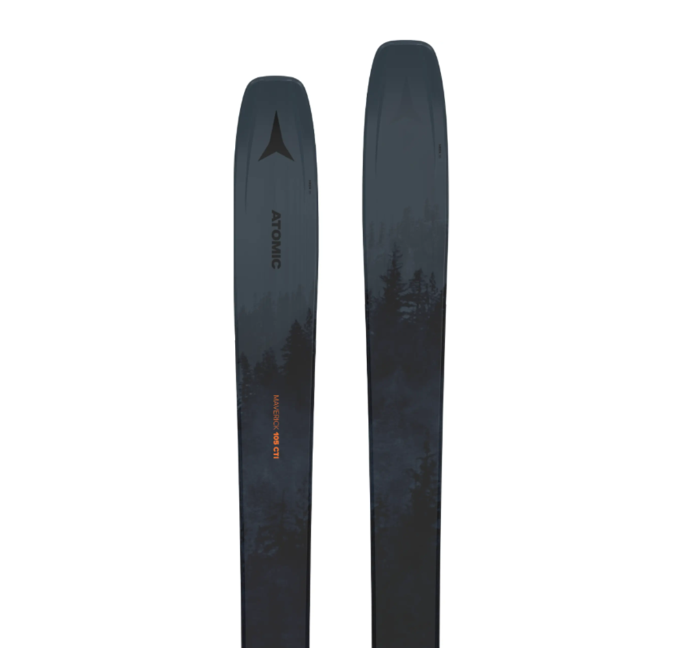 Atomic Maverick 105 CTI Skis Black Gunmetal 185