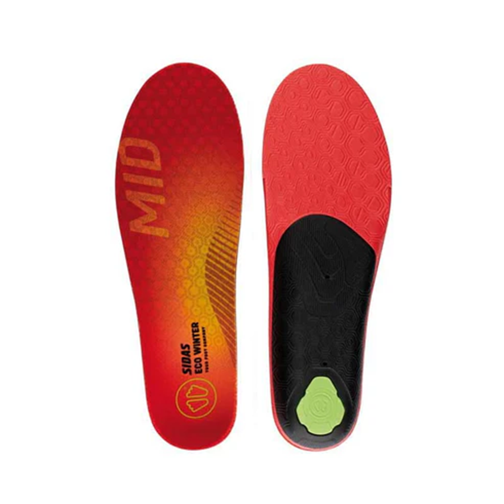 Sidas 3Feet Eco Winter Insoles Red Mid