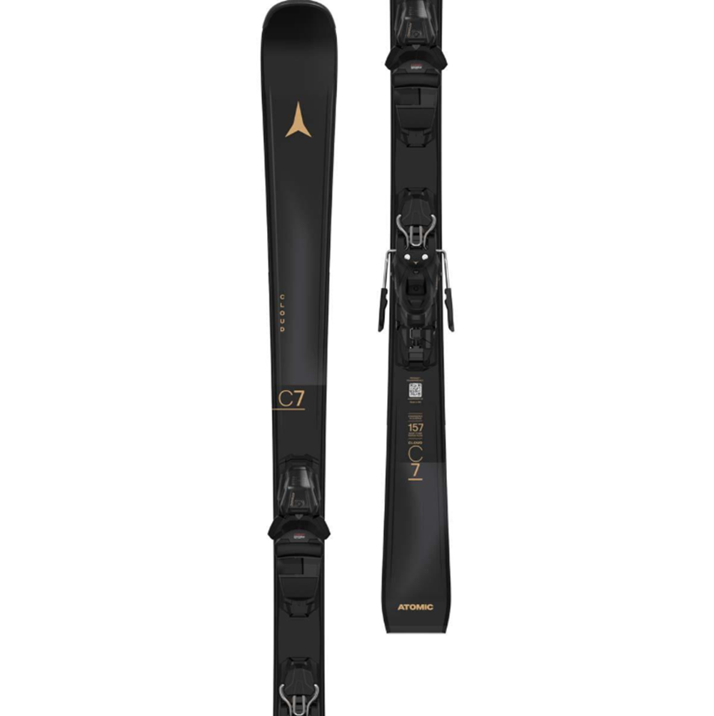 Atomic Cloud C7 Skis with M10 GW Bindings Black 163