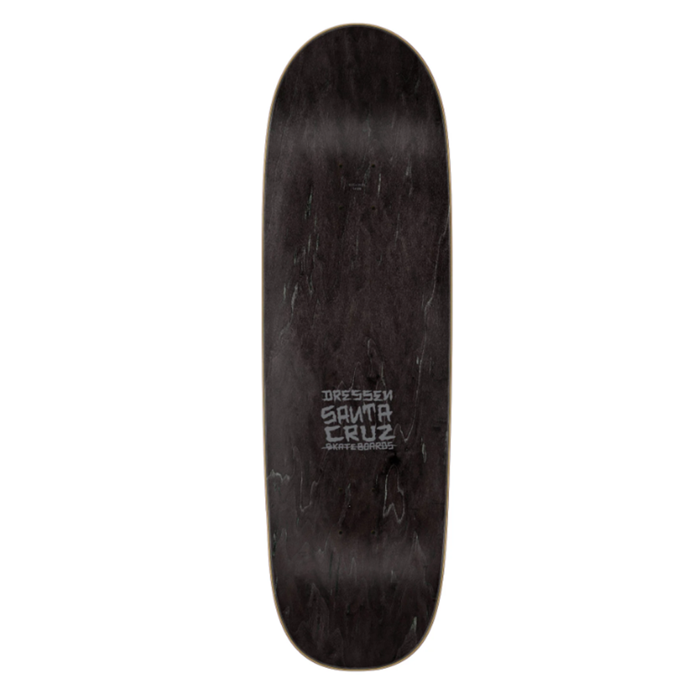 Santa Cruz Dressen Skull Rose Deck Grey 9.25x31.95