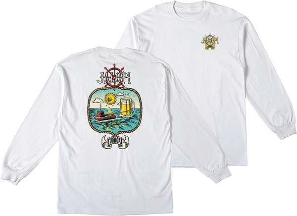 ANTI HERO JALOPI TUGBOAT LONGSLEEVE TSHIRT MEDIUM WHITE