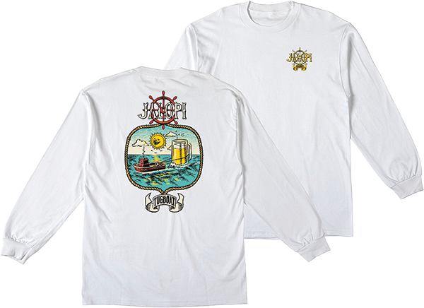 ANTI HERO JALOPI TUGBOAT LONGSLEEVE TSHIRT LARGE WHITE