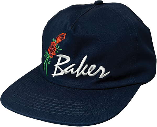 BAKER ROSES HAT ADJ-NAVY
