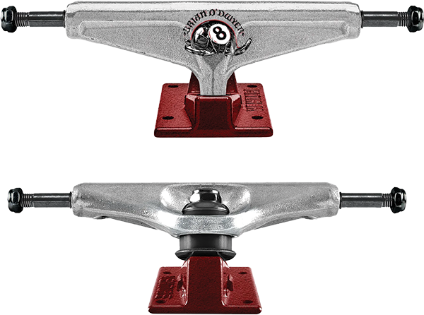 VENTURE ODWYER PRO VHL 5.2 HI POLISHED/RED TRUCKS SET
