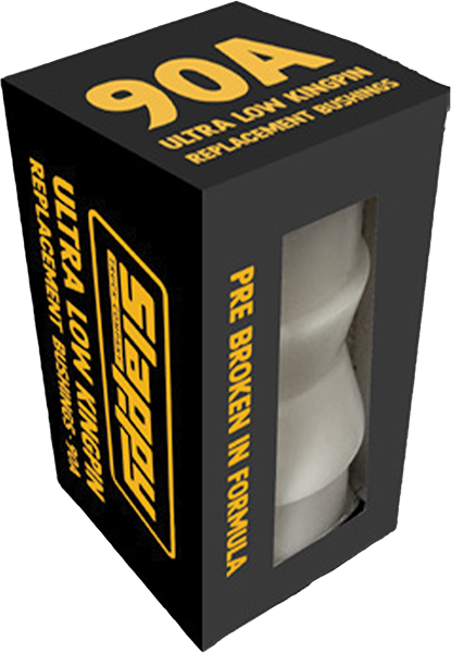 SLAPPY ULTRA LOW BUSHINGS/WASHERS SET 90A WHT 2pr