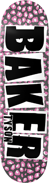 BAKER PETERSON BRAND LOGO HOT CHEETAH SKATEBOARD DECK-8.25
