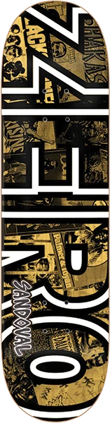 ZERO SANDOVAL ROOTS BOLD SKATEBOARD DECK-8.5 w/ grip