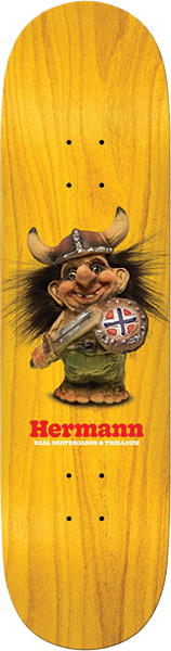 REAL HERMANN TROLLDOM SKATEBOARD DECK-8.5