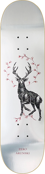 ZERO ARUNSKI MICAH ULRICH STAG SKATEBOARD DECK-8.5
