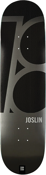 PLAN B JOSLIN ANGLED SKATEBOARD DECK-8.37 w/ grip