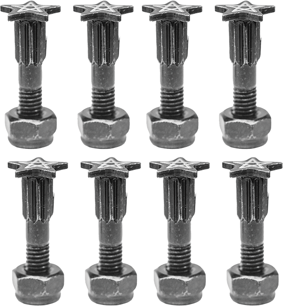 SCREW CITY HARDWARE SET 7/8" BEAST BLACK/SIL