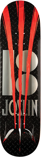 PLAN B JOSLIN SNIKT VARIANT SKATEBOARD DECK-8.37 TWIN TIP