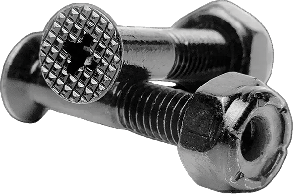 SCREW CITY HARDWARE SET 1" GEMS ONYX BLK