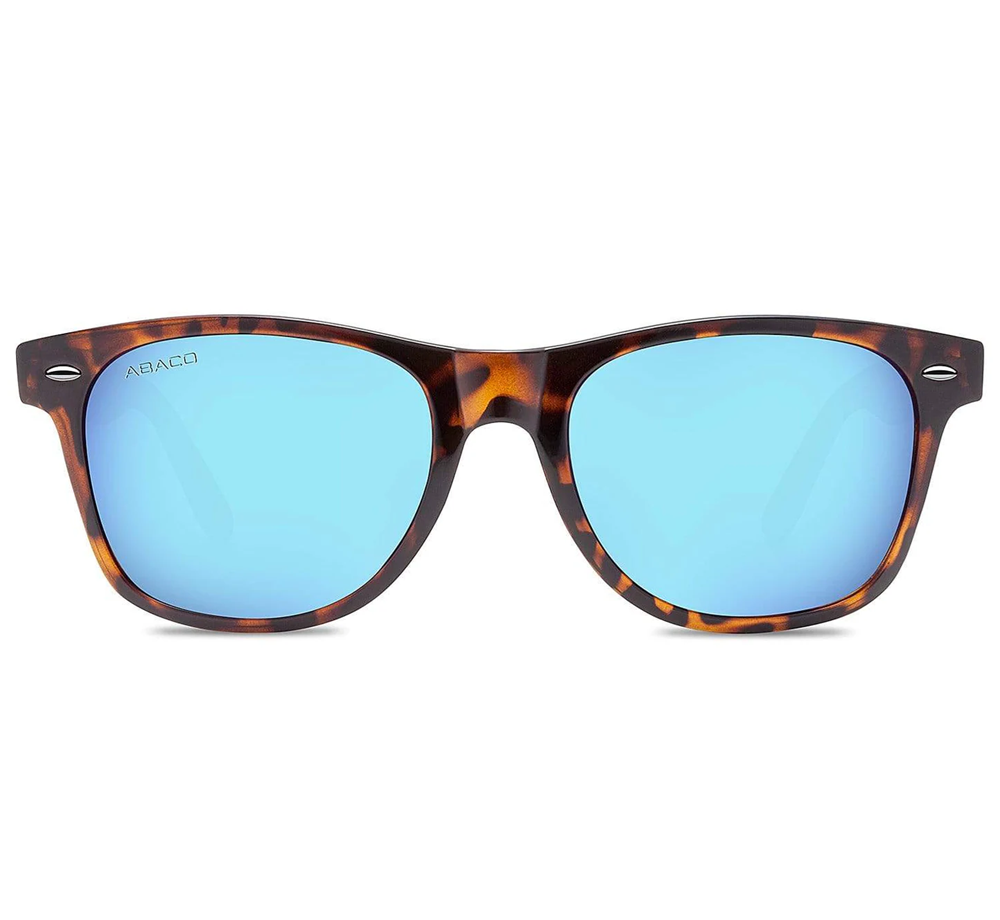Abaco Waikiki Polarized Sunglasses Tortoise Ocean Mirror