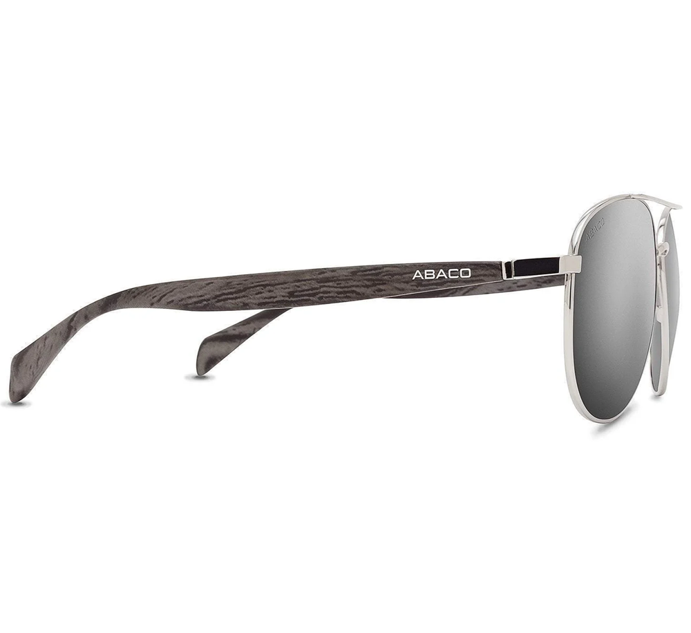 Abaco Burton Polarized Sunglasses Silver Chrome Mirror
