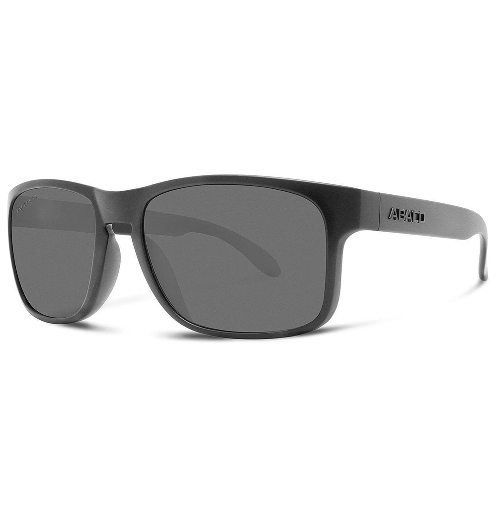 Abaco Dockside Polarized Sunglasses Matte Black Grey