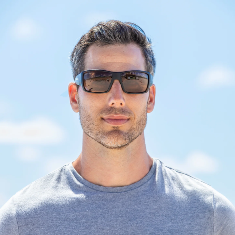 Abaco Crew Polarized Sunglasses Matte Tort Brown