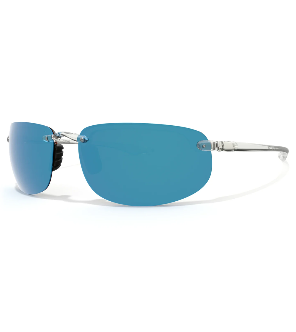 Abaco Outrigger Polarized Sunglasses Crystal Clear Caribbean Blue