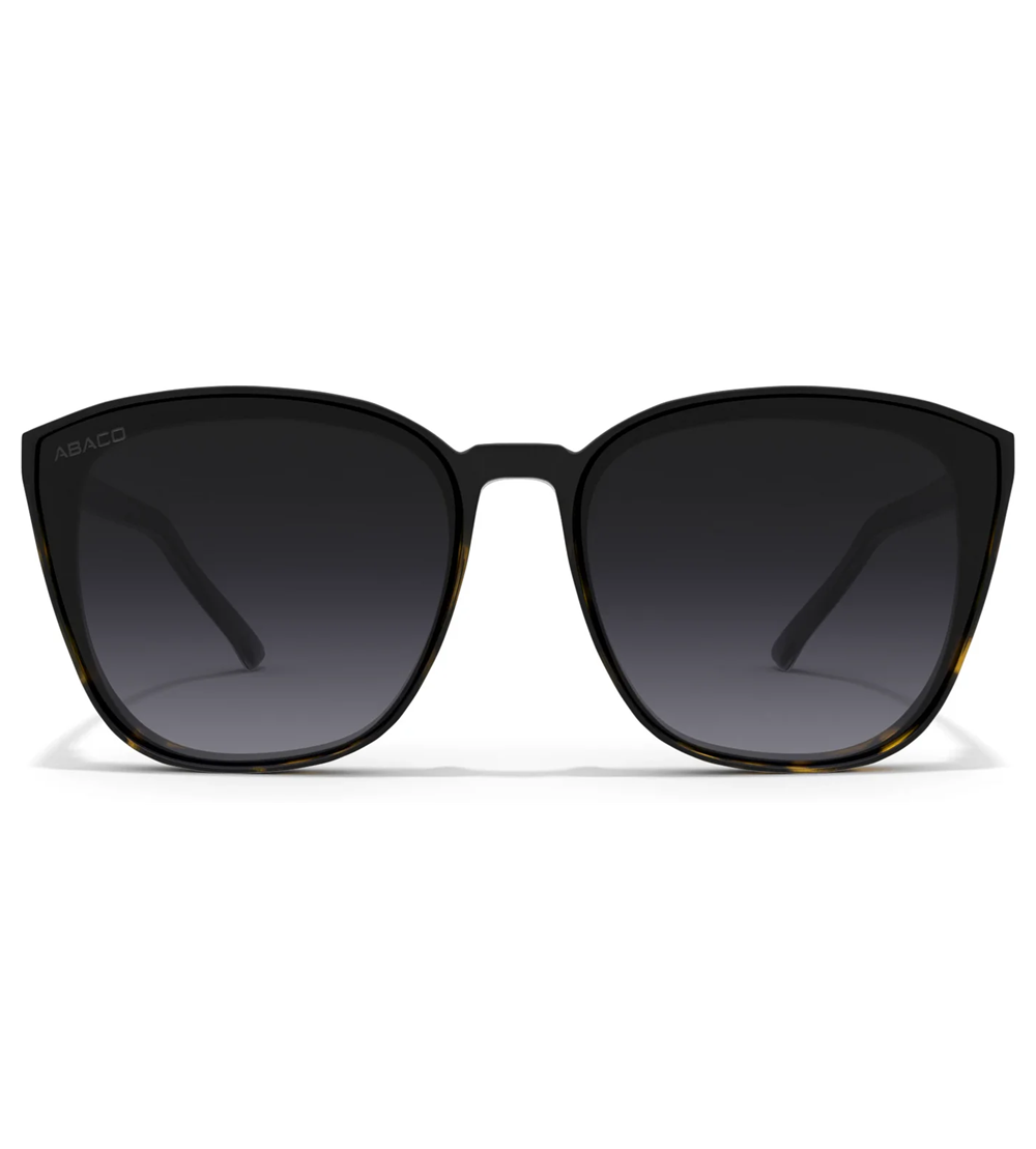 Abaco Chelsea Polarized Sunglasses Navy Tort Fade Grey Gradient