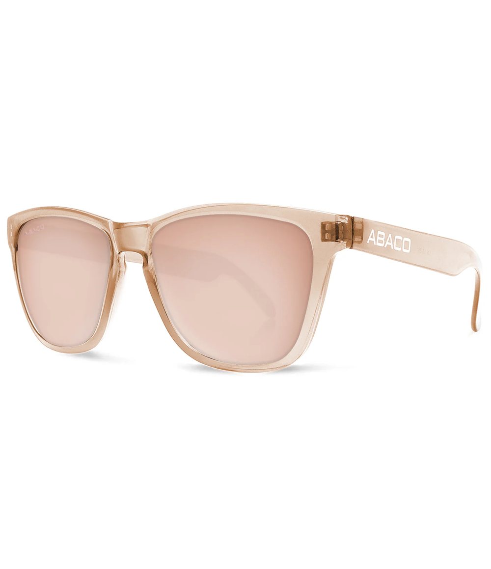 Abaco Kai Polarized Sunglasses Translucent Sand Champagne