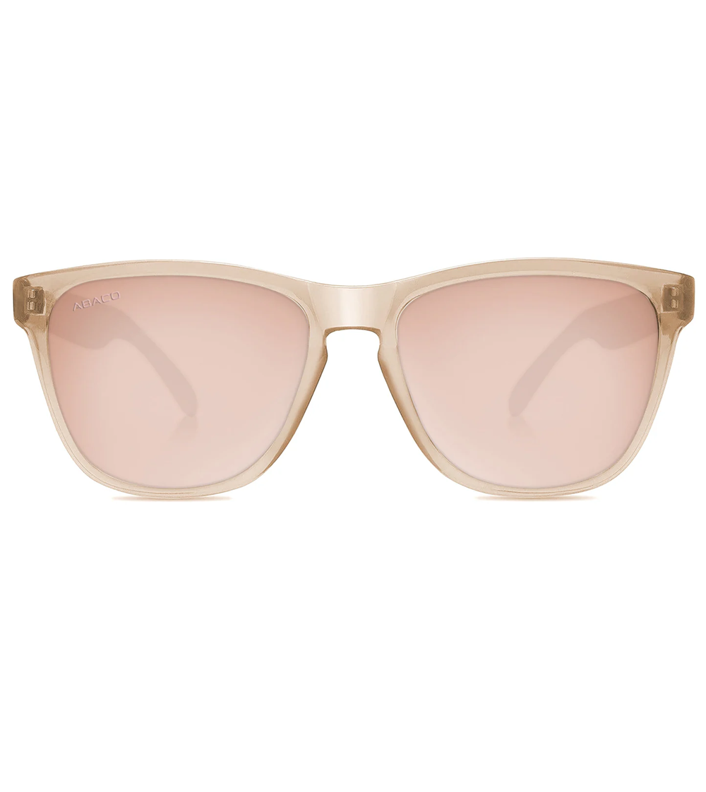 Abaco Kai Polarized Sunglasses Translucent Sand Champagne