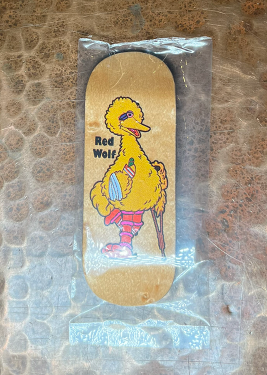 Red Wolf Big Bird Fingerboard Deck Yellow 33.5 x 94 RSS