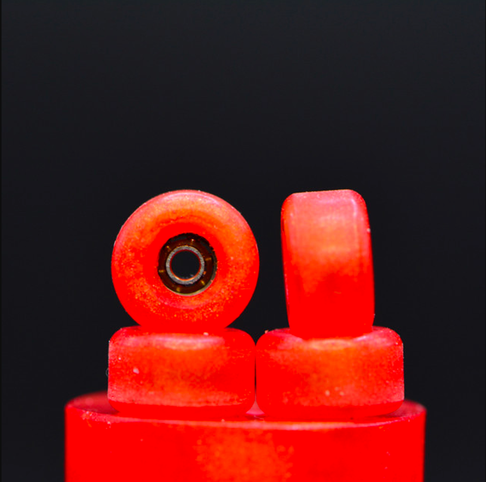 Wysocki Conical Fingerboard Wheels Red 8.1mm 60d