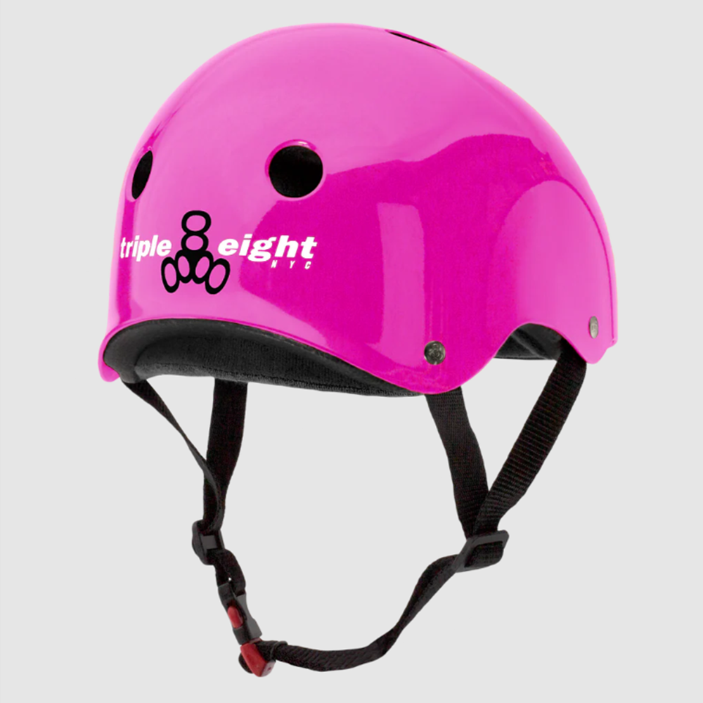 Triple8 Certified Sweatsaver Helmet Pink Gloss XS/S
