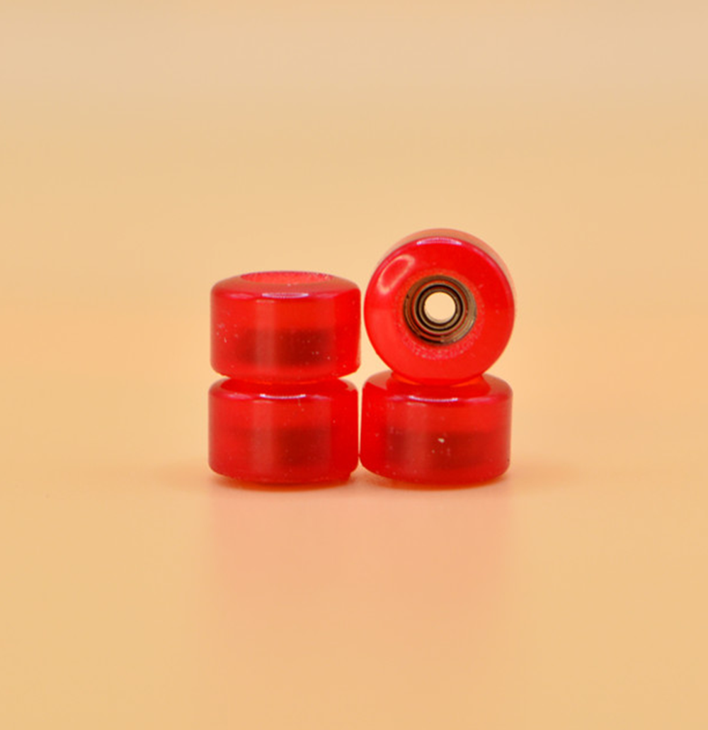 Wycocki Basic Fingerboard Wheels Red 7.3mm 60d