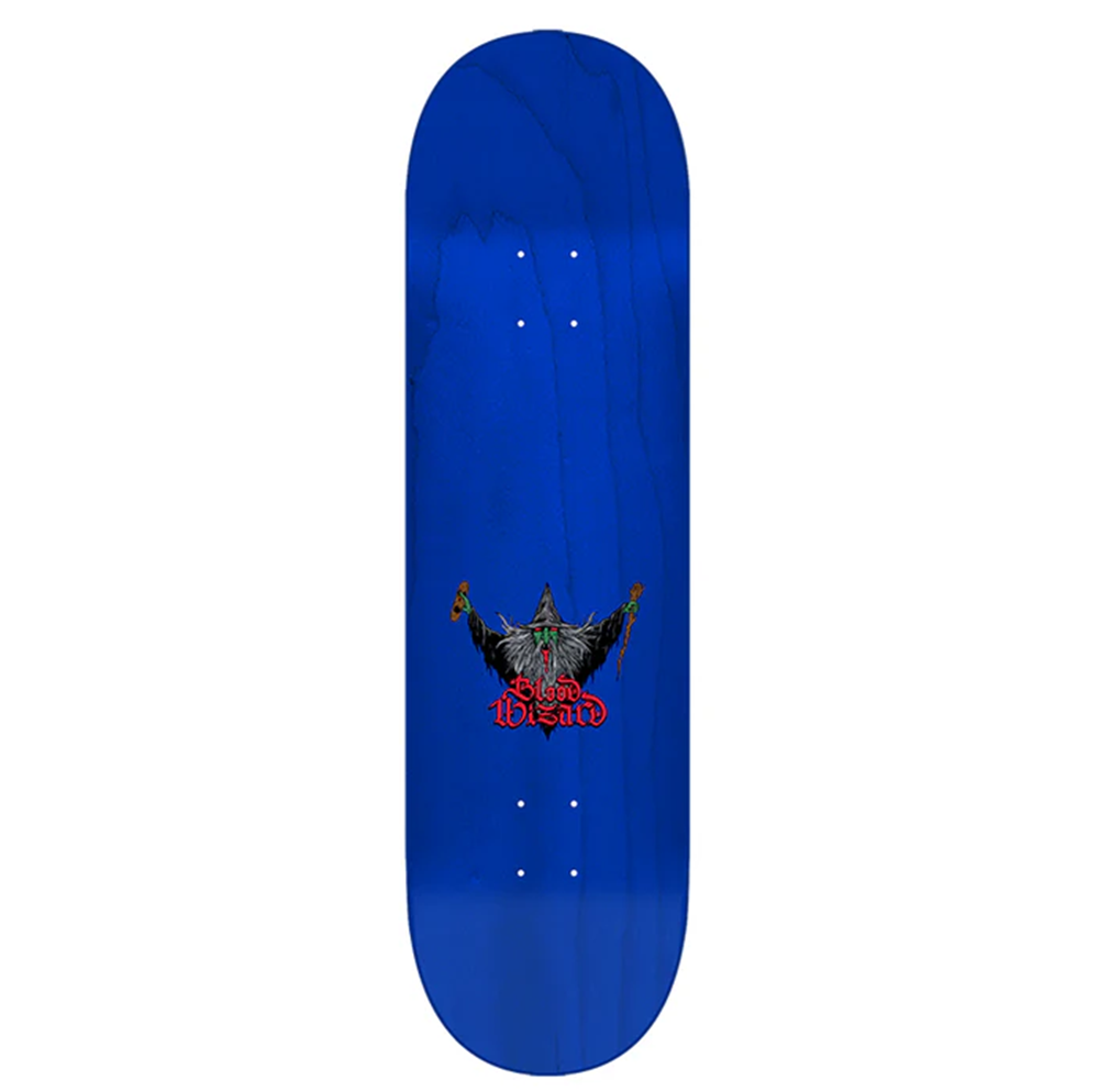 Blood Wizard Flying Wizard Skateboard Deck Assorted Stains 8.25 WB 14.5