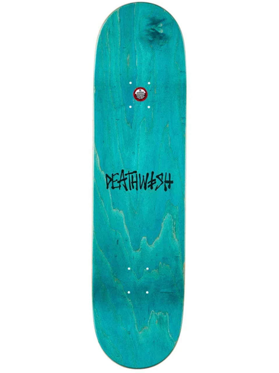 Deathwish Facchini Hiss Skateboard Deck Black White Red 8.25 WB14.25