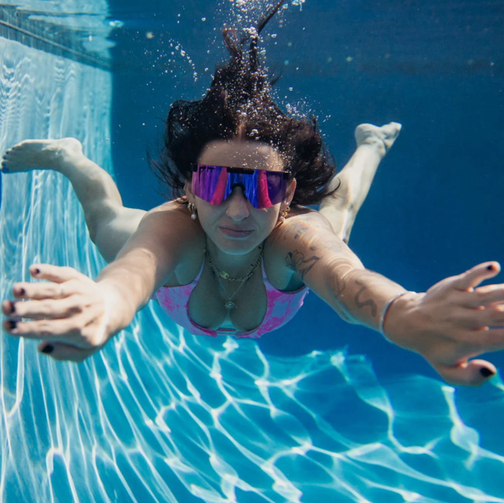 Pit Viper Originals Sunglasses Exec Pink HDPV Polarized