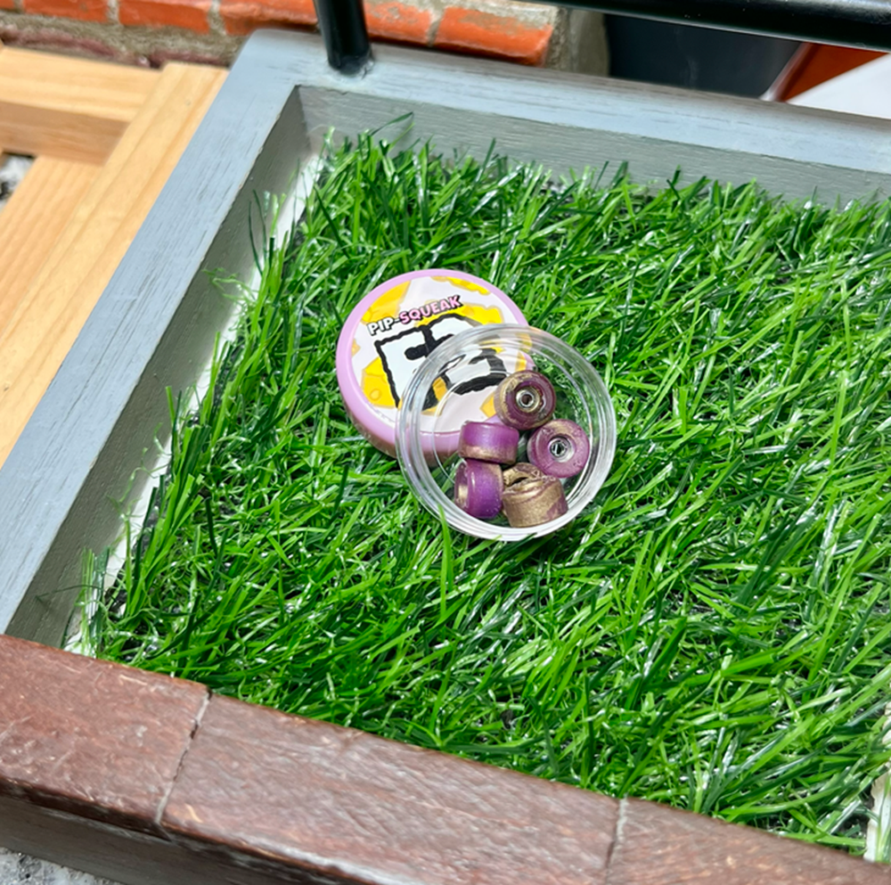 PipSqueak F2 FB Wheels Gold Purple 8.1mm