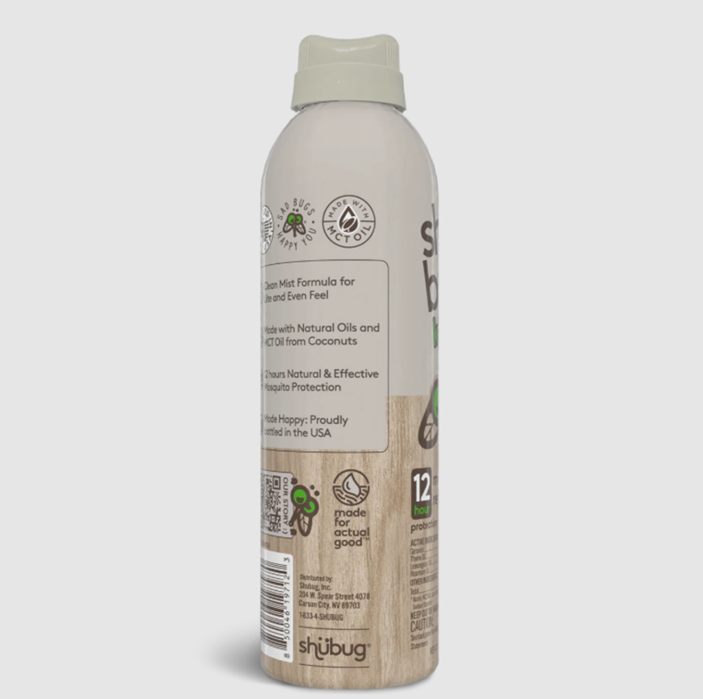 ShuBug Natural Clean Mist 360 Spray Clear 6oz