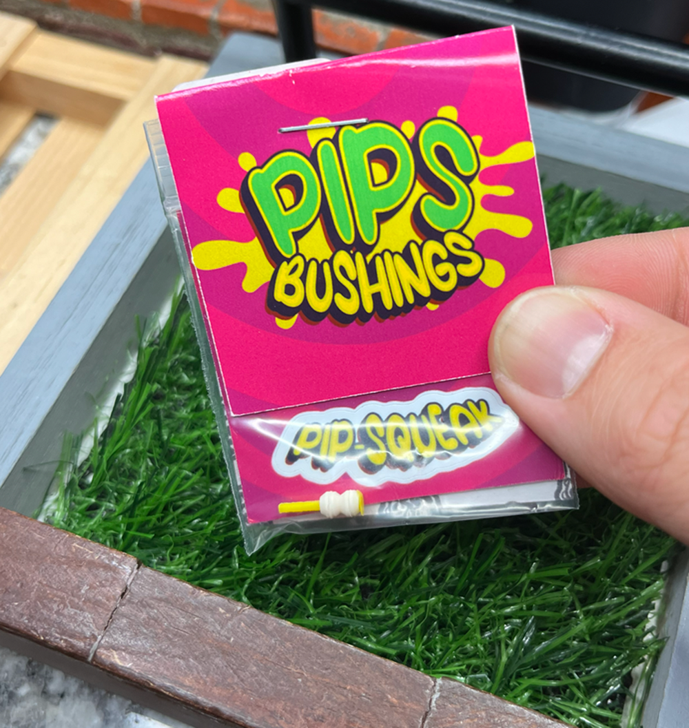 PipSqueak Bushings Skewers White Soft