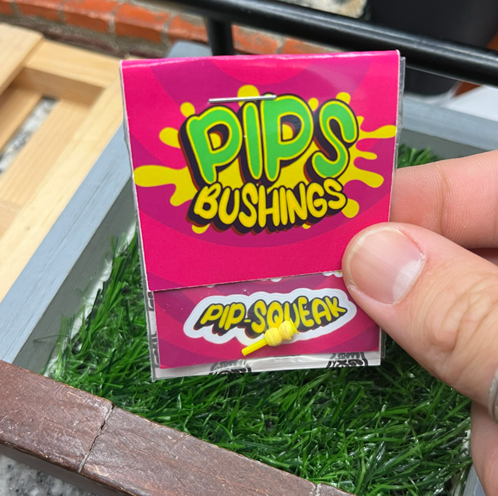 PipSqueak Bushings Skewers Yellow Soft