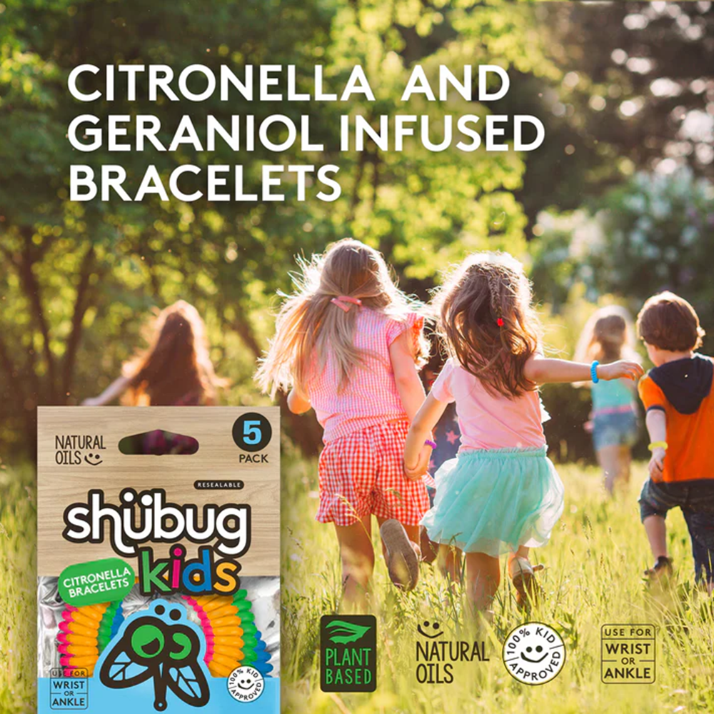 ShuBug Citronella Coil Braceletes Assorted 5 Count