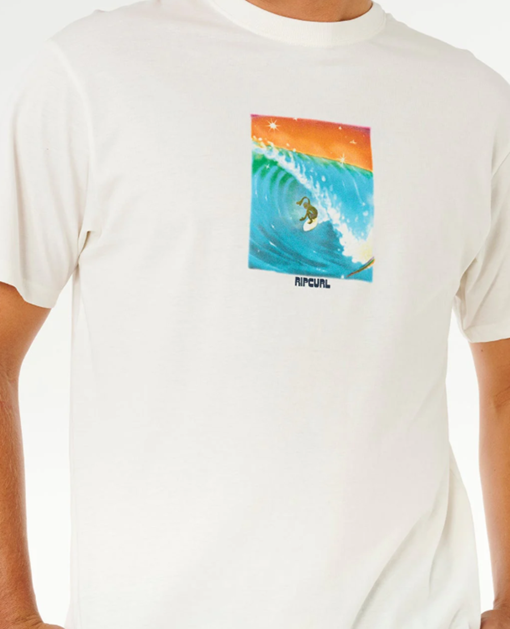 Rip Curl Pacific Rinse Psych Tshirt Bone