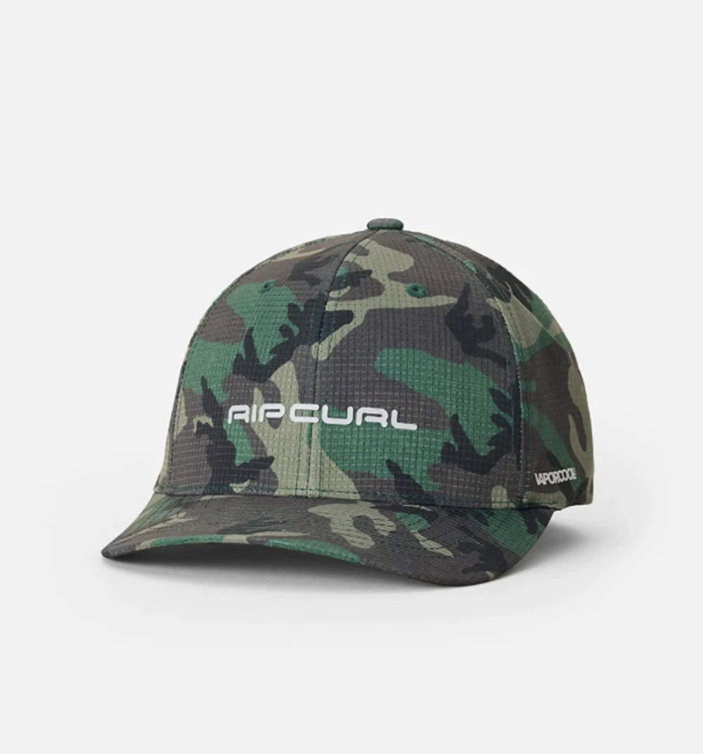 Rip Curl VaporCool Aerotech Hat Flexfit Camo One Size