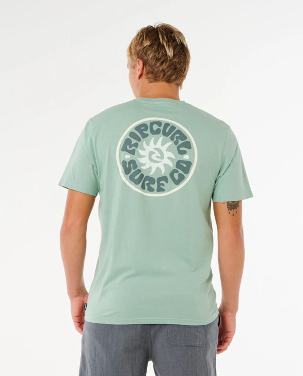 Rip Curl Pacific Rinse Circle Tshirt Aloe